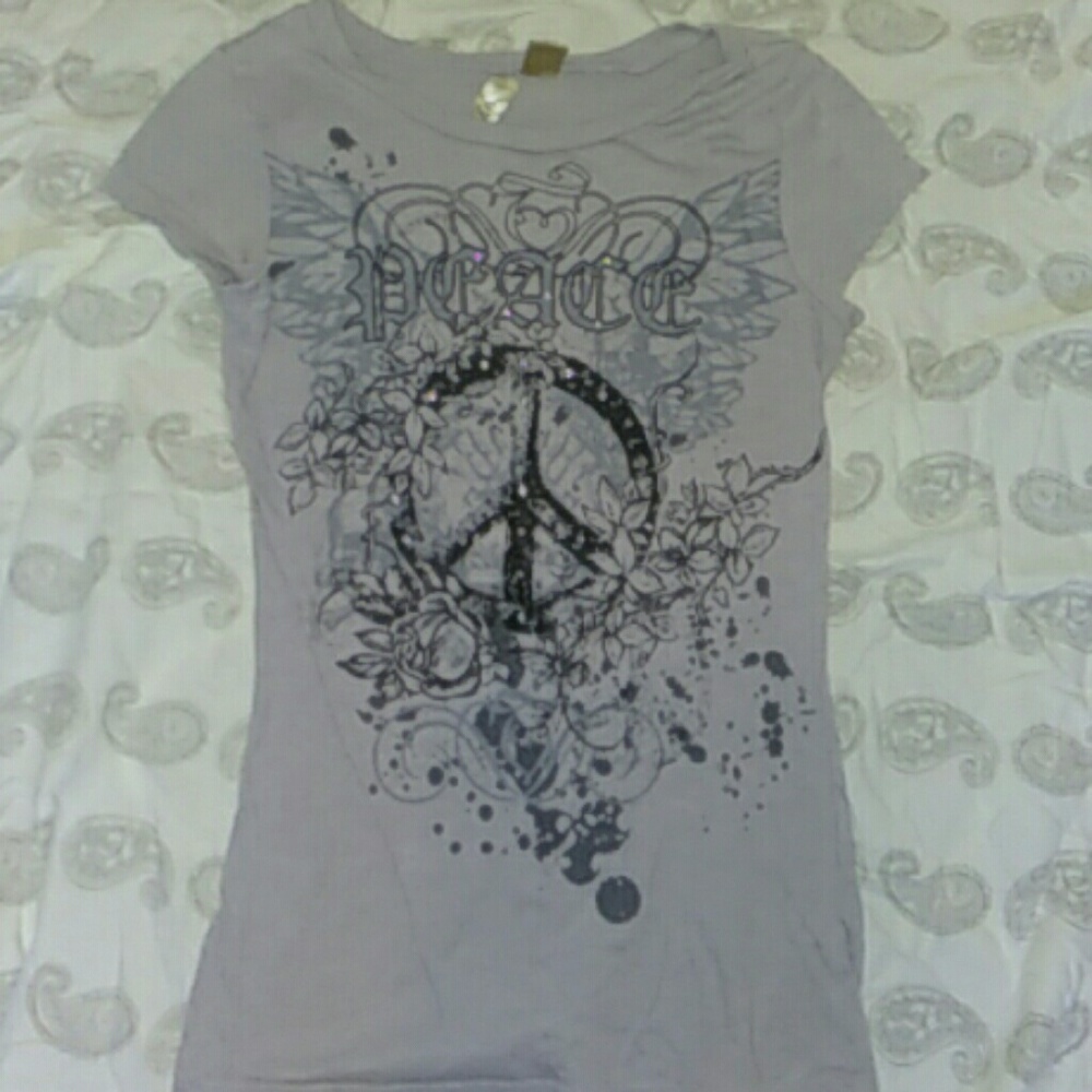 Peace Hippie Gray shirt